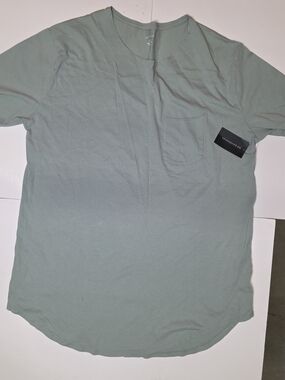 No Boundaries Sage Green Short Sleeve Pocket Tee